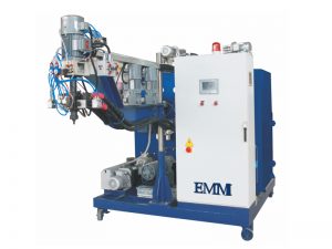 EMM106 pu elastomer casting machine kanggo roda poliuretan