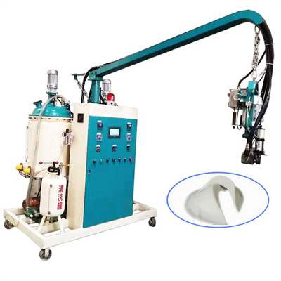 Banana Type Line Produksi PU Shoe Sole Pouring Machine Polyurethane Foaming Machinery