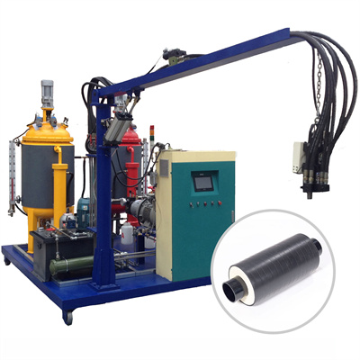 Tekanan Tinggi PU Polyurethane Foam Foaming Injection Machine kanggo Take-out Insulation Box Line